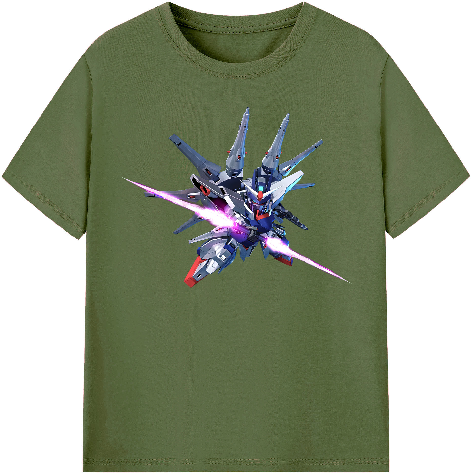 （画像用） 機動戦士ガンダム Mobile Suit Gundam 綿100％半袖Tシャツ（フロントプリント）
